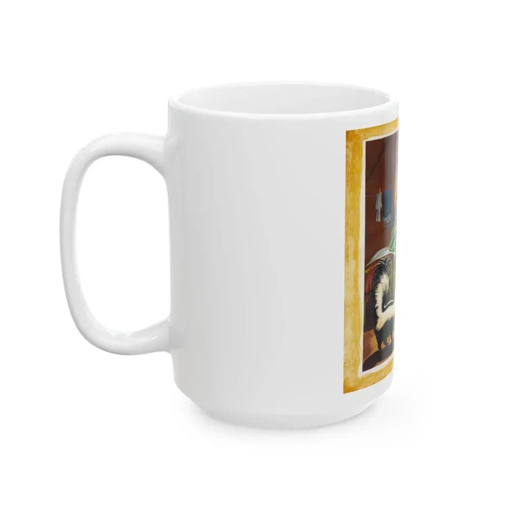 Camp Wickie, Illustration - White Coffee Mug - Go Mug Yourself