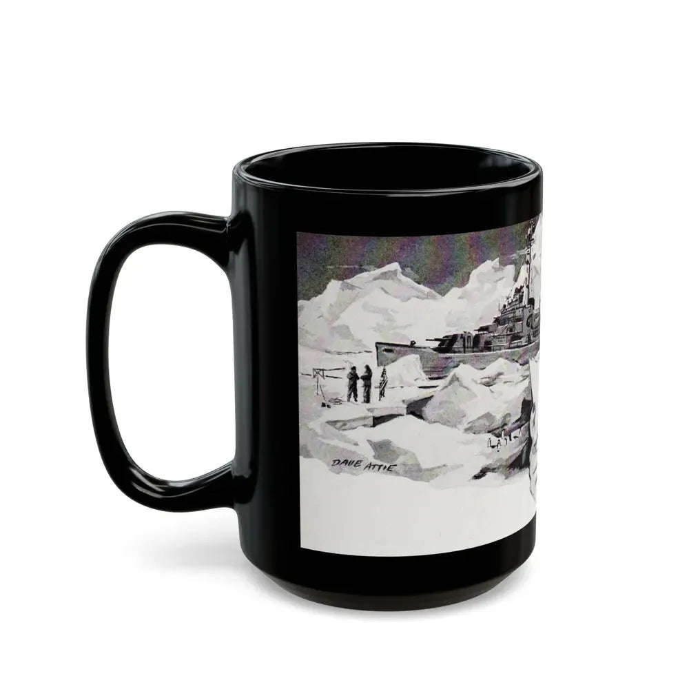 Campana Italian Balm advertisement, Cosmopolitan Illustration, March 1958 - Black Coffee Mug - Go Mug Yourself