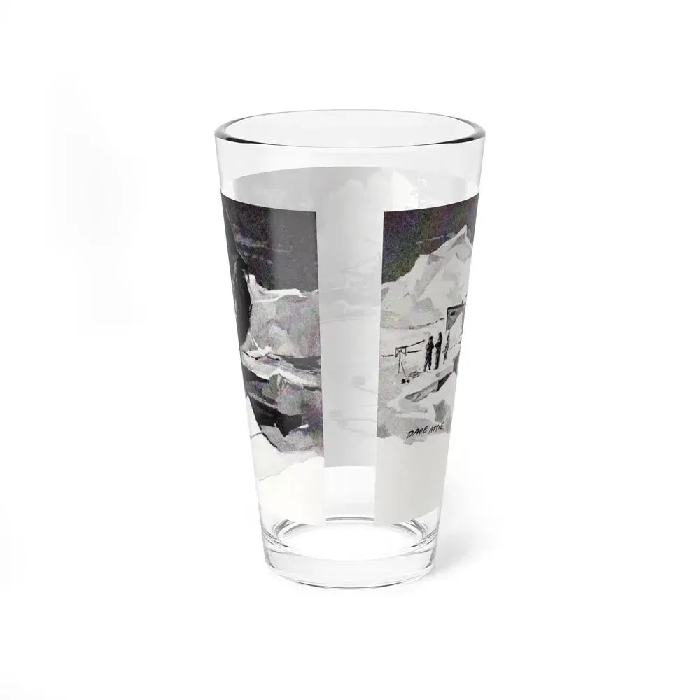 Campana Italian Balm advertisement, Cosmopolitan Illustration, March 1958 (Magazine Illustration) Pint Glass 16oz - Go Mug Yourself
