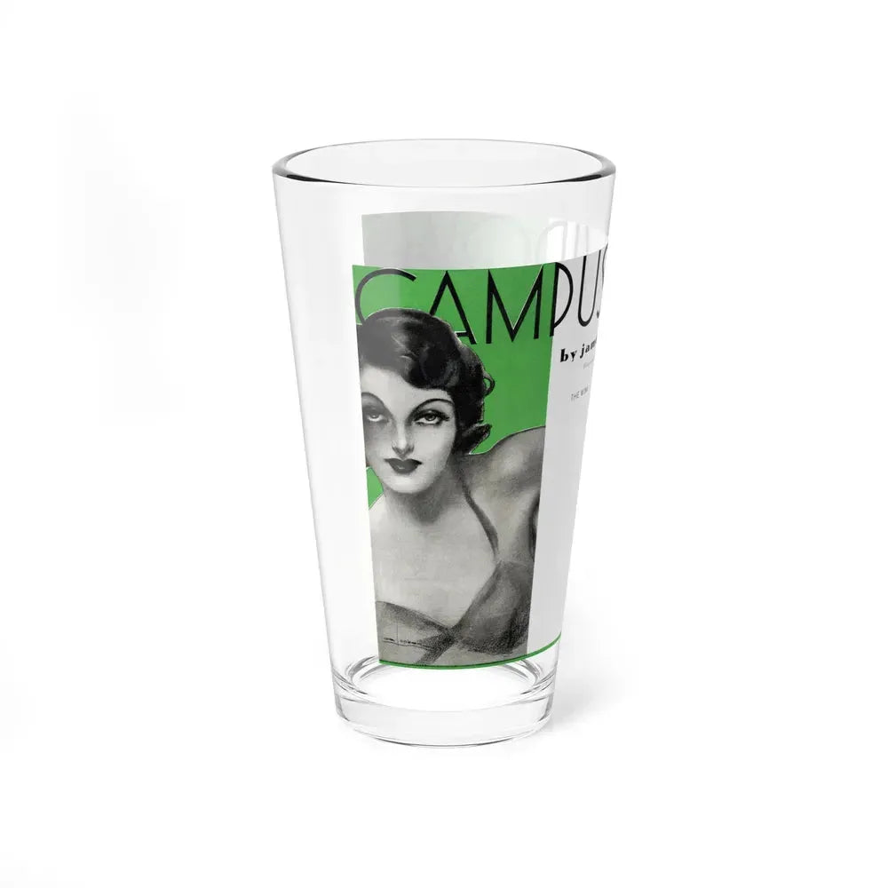 Campus Widows, College Humor and Sense, December 1933 (Magazine Illustration) Pint Glass 16oz - Go Mug Yourself