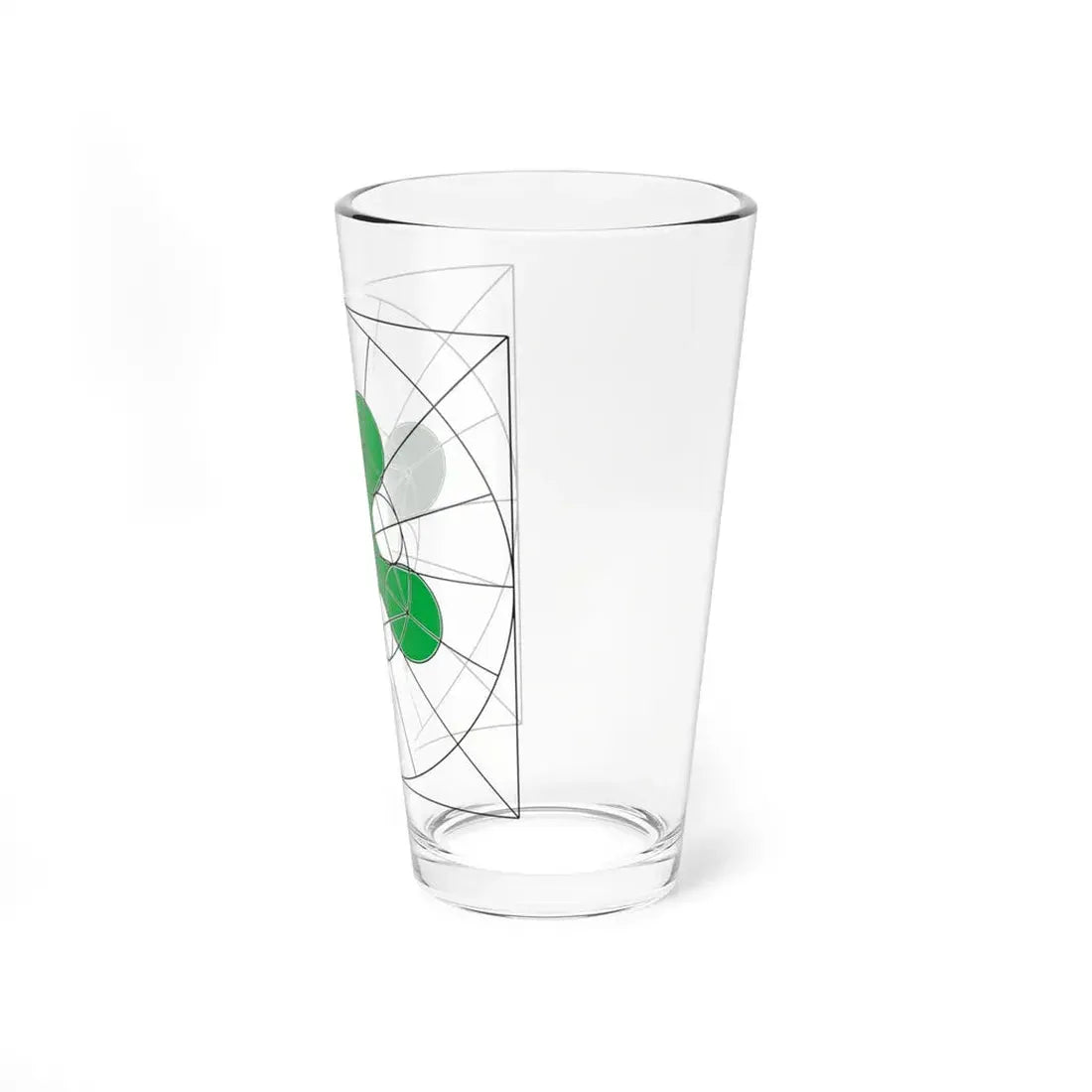 Camunian rose geometry (Italy) Pint Glass 16oz - Go Mug Yourself