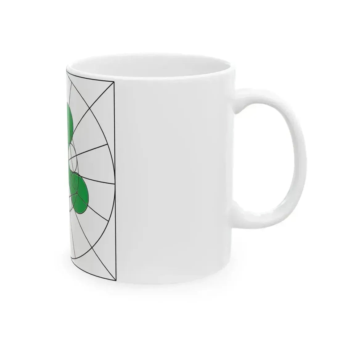 Camunian rose geometry (Italy) White Coffee Mug - Go Mug Yourself