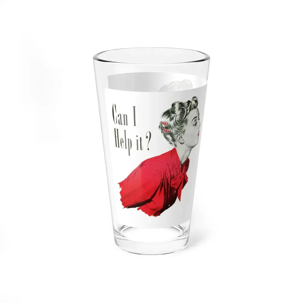 Can I Help it, Good Housekeeping, January 1944 (Magazine Illustration) Pint Glass 16oz - Go Mug Yourself
