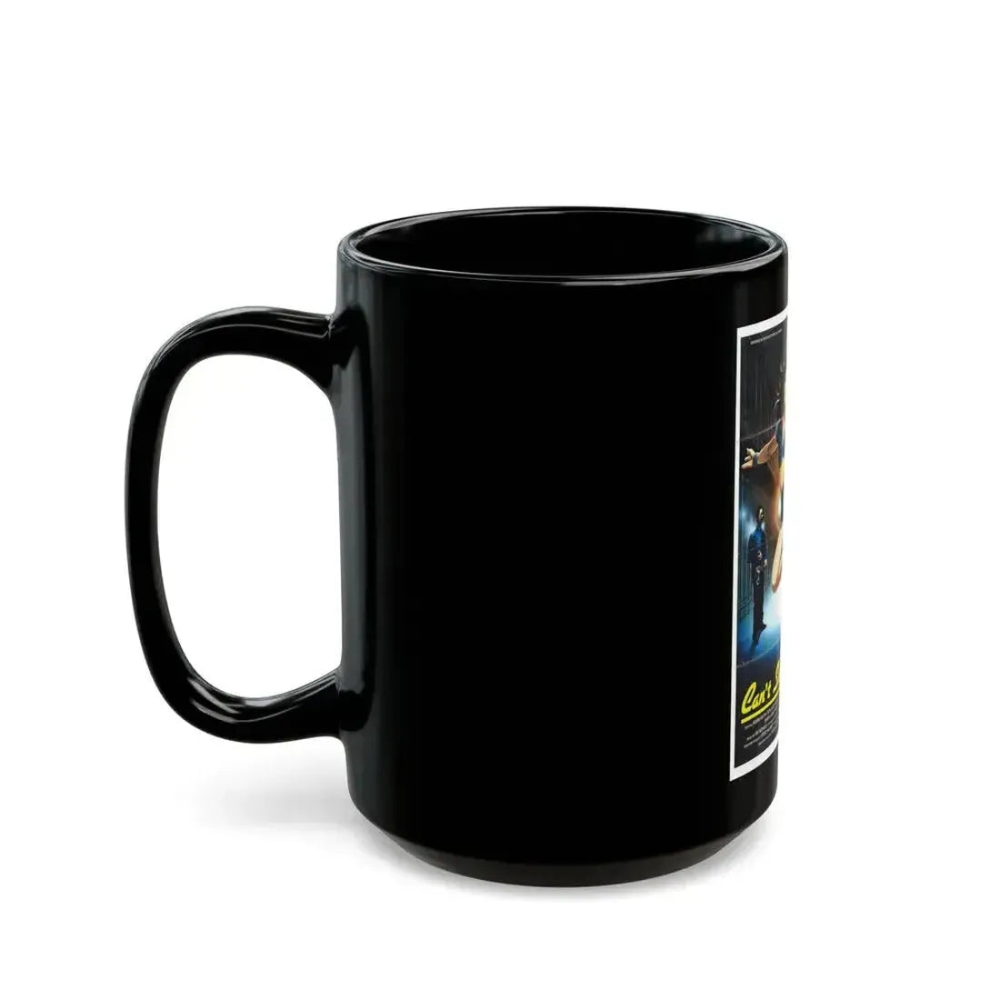 CAN'T SHAKE THE BEAT 1988 Movie Poster - Black Coffee Mug - Go Mug Yourself