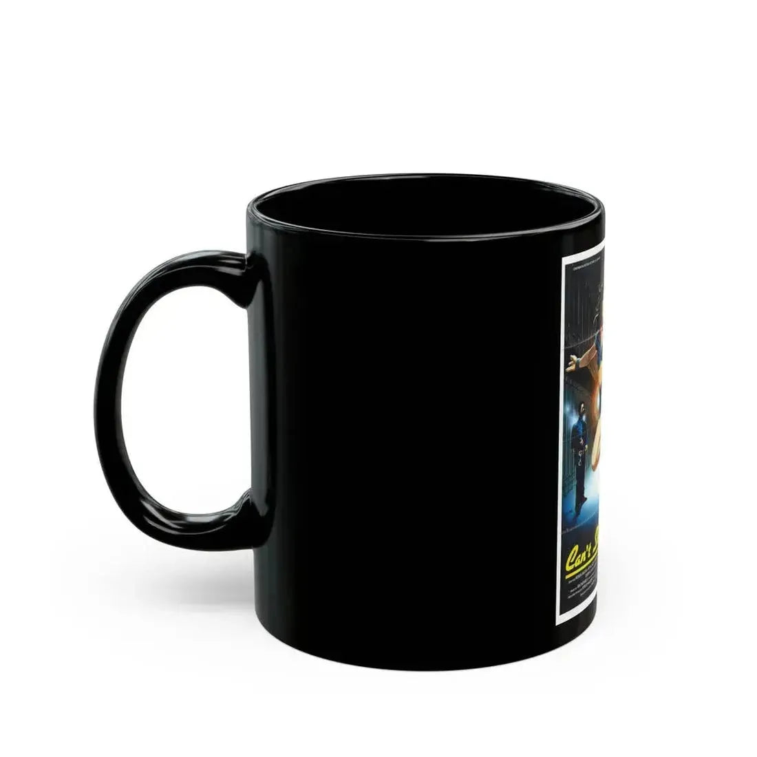 CAN'T SHAKE THE BEAT 1988 Movie Poster - Black Coffee Mug - Go Mug Yourself