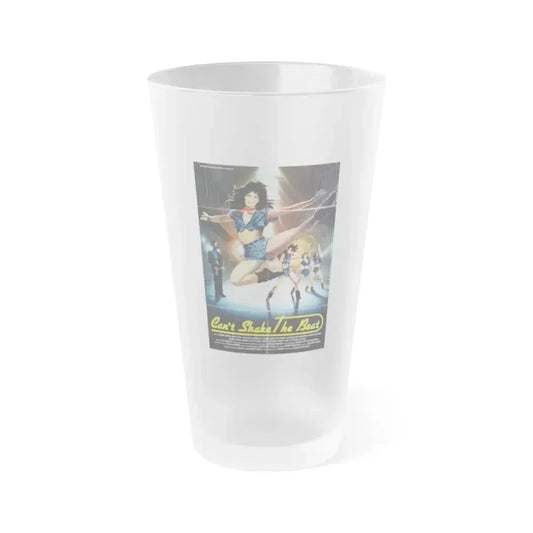 CAN'T SHAKE THE BEAT 1988 Movie Poster - Frosted Pint Glass 16oz 16oz Frosted - Go Mug Yourself