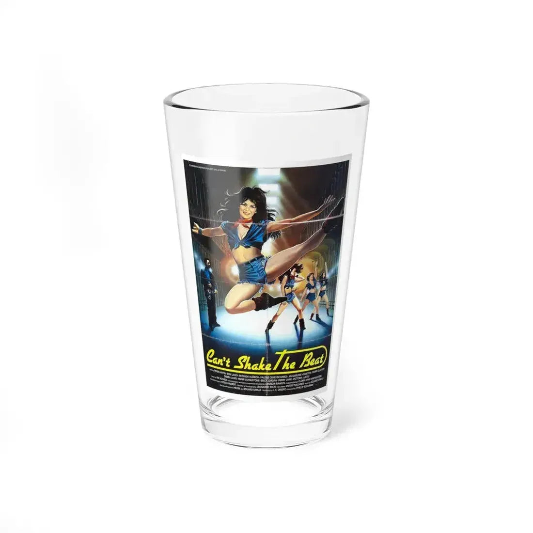 CAN'T SHAKE THE BEAT 1988 Movie Poster - Pint Glass 16oz 16oz - Go Mug Yourself
