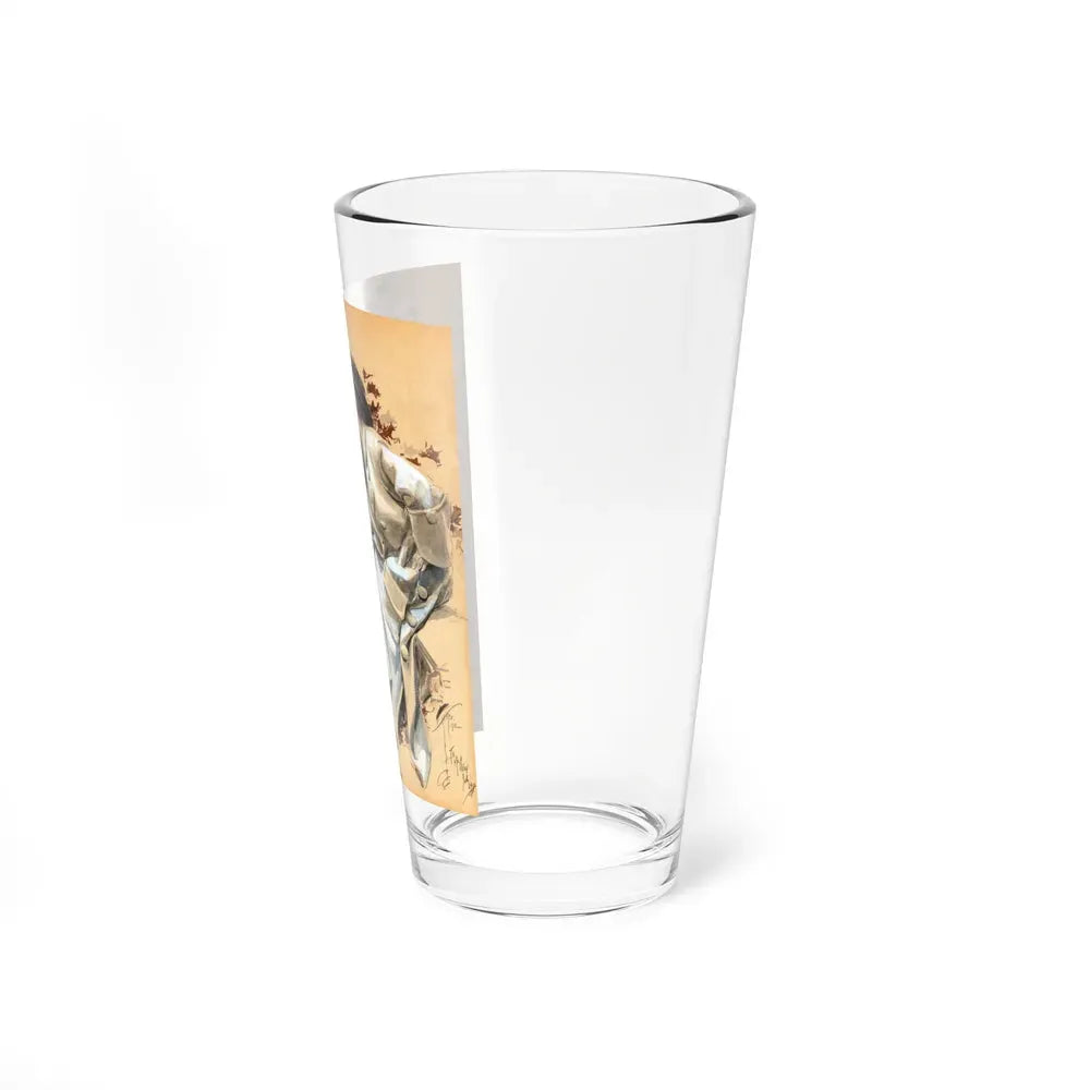 Can't You Speak, American Belles cover illustration, 1910 (Magazine Illustration) Pint Glass 16oz - Go Mug Yourself