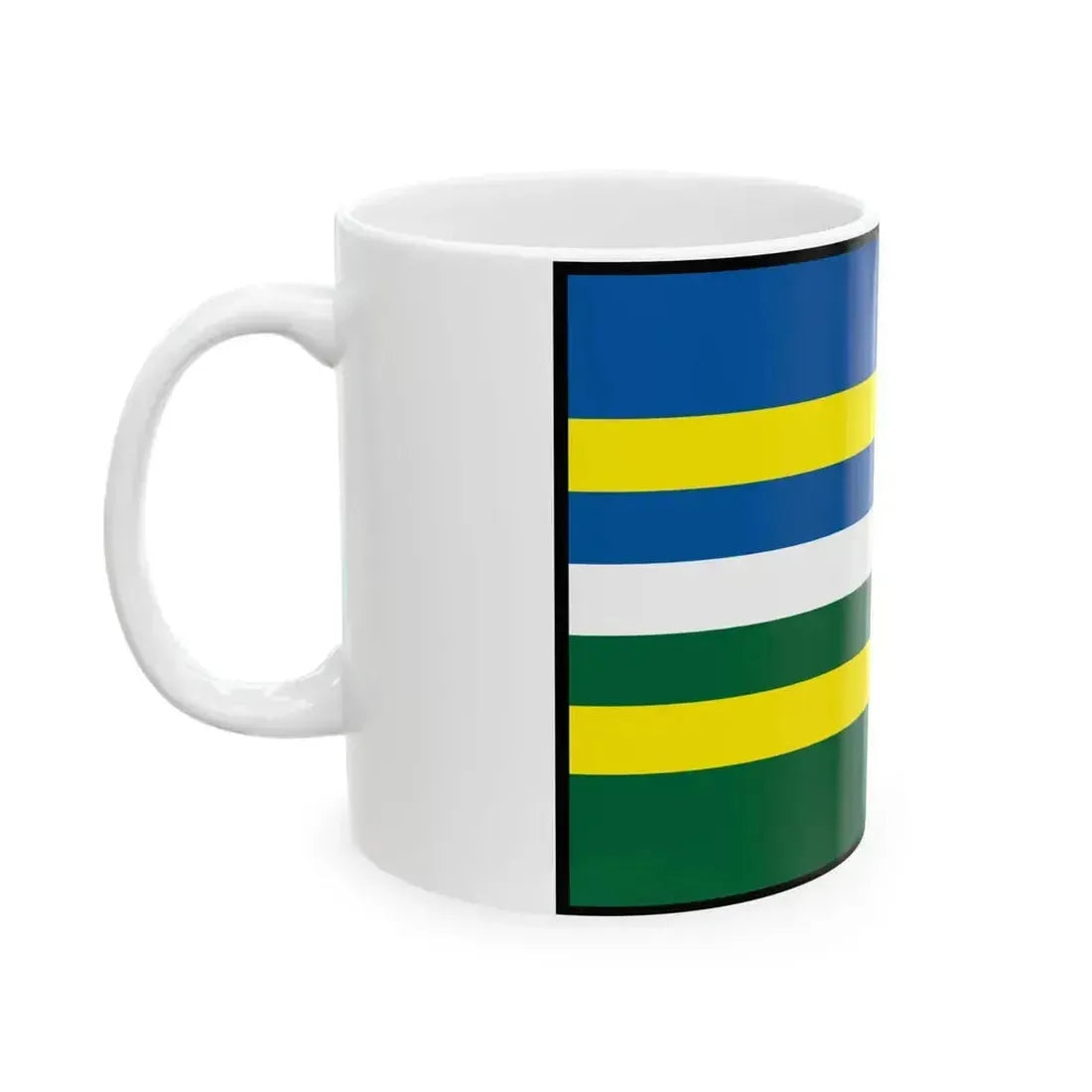 Cana Kosice Okolie Flag (Slovakia) White Coffee Mug - Go Mug Yourself
