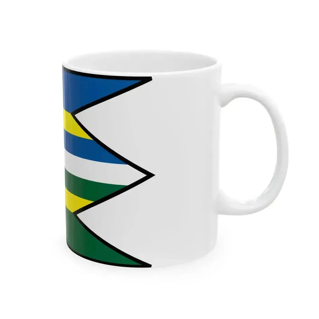 Cana Kosice Okolie Flag (Slovakia) White Coffee Mug - Go Mug Yourself