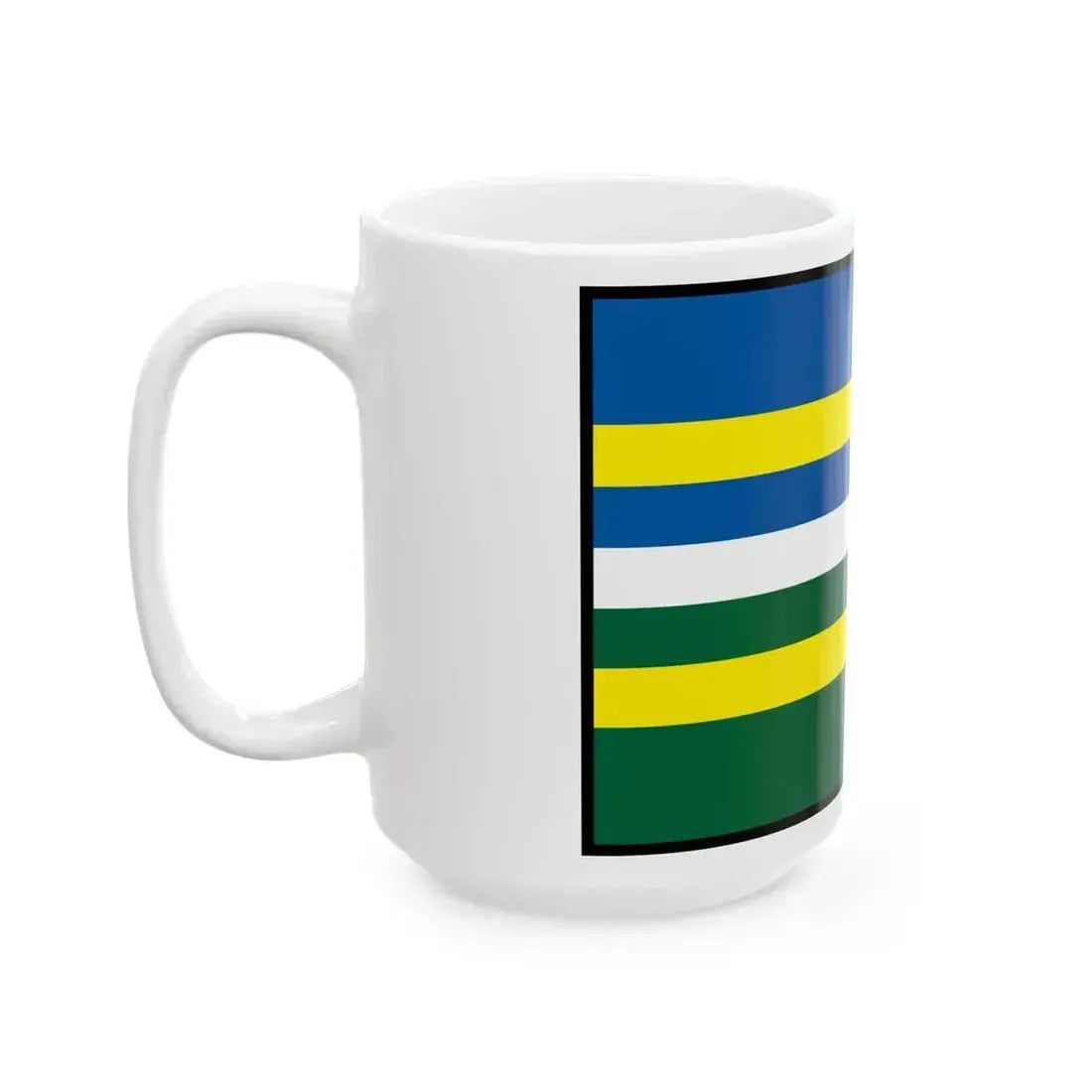 Cana Kosice Okolie Flag (Slovakia) White Coffee Mug - Go Mug Yourself