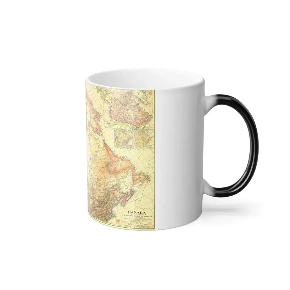 Canada (1936) (Map) Color Changing Mug 11oz - Go Mug Yourself