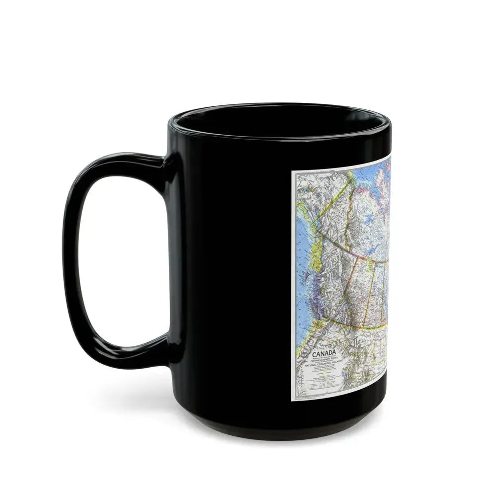 Canada (1972) (Map) Black Coffee Mug - Go Mug Yourself