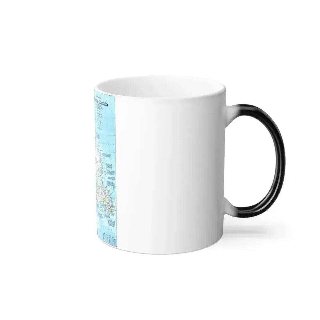 Canada - Atlantic 1 (1992) (Map) Color Changing Mug 11oz - Go Mug Yourself