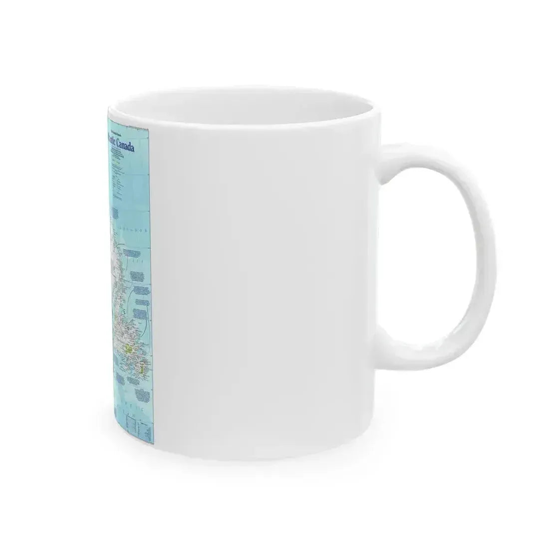 Canada - Atlantic 1 (1992) (Map) White Coffee Mug - Go Mug Yourself