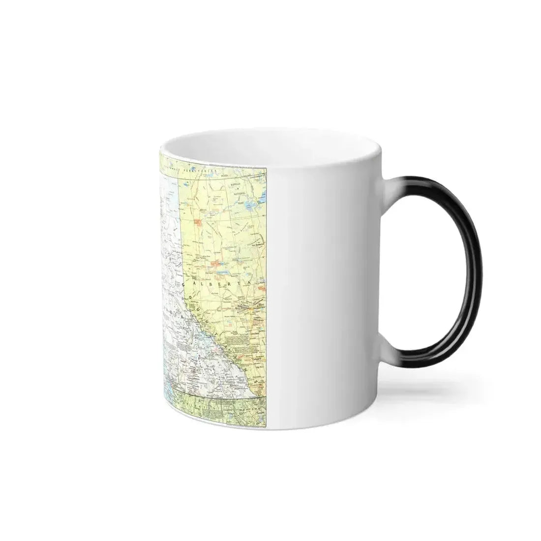Canada - British Columbia 1 (1992) (Map) Color Changing Mug 11oz - Go Mug Yourself