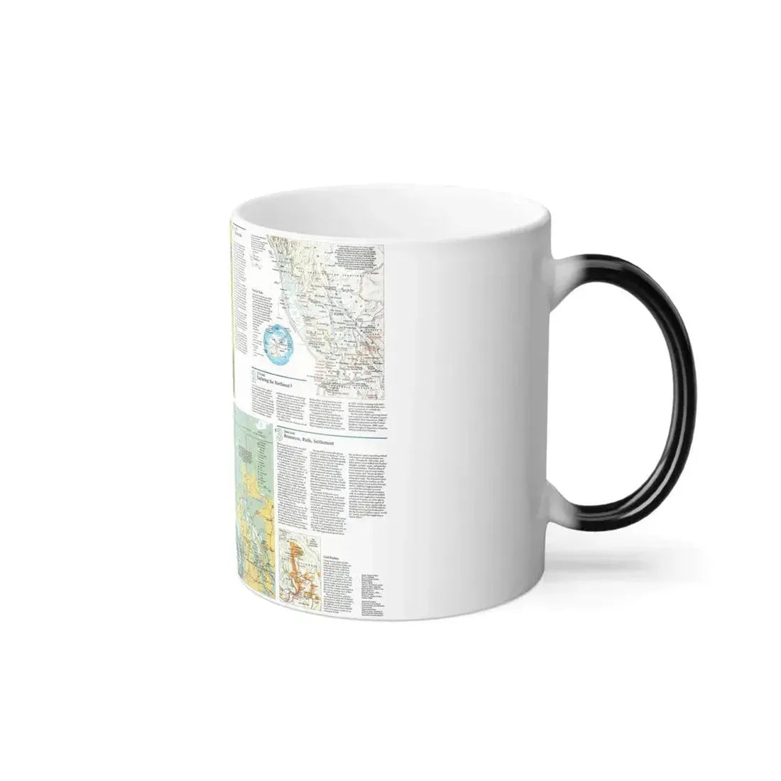 Canada - British Columbia 2 (1992) (Map) Color Changing Mug 11oz - Go Mug Yourself