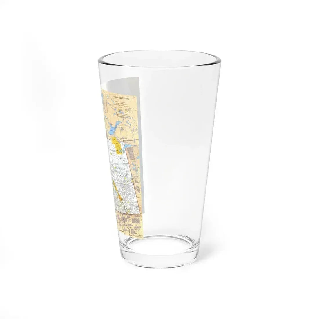 Canada - British Columbia, Alberta & Yukon (1978) (Map) Pint Glass 16oz - Go Mug Yourself