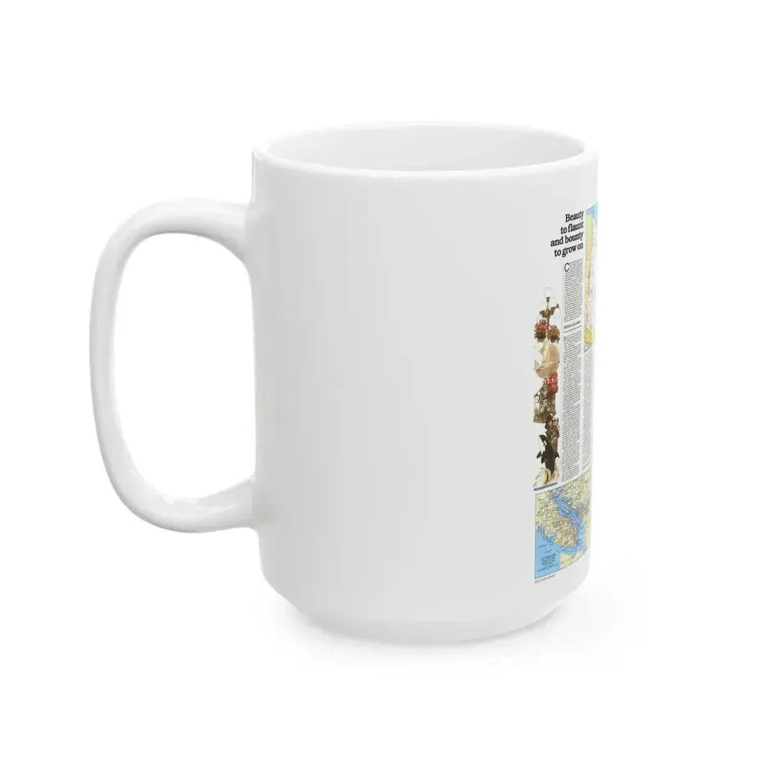 Canada - British Columbia, Alberta & Yukon 2 (1978) (Map) White Coffee Mug - Go Mug Yourself