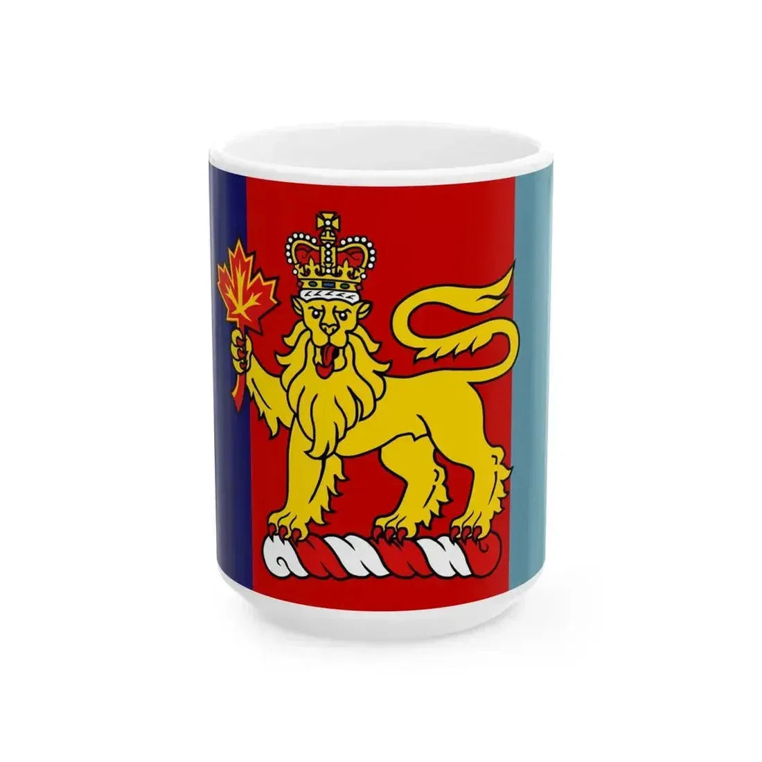 Canada Commander in Chief Unit Banner (Canada) White Coffee Mug 15oz - Go Mug Yourself