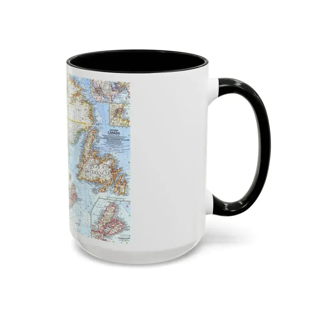 Canada - Eastern (1967) (Map) Accent Coffee Mug - Go Mug Yourself