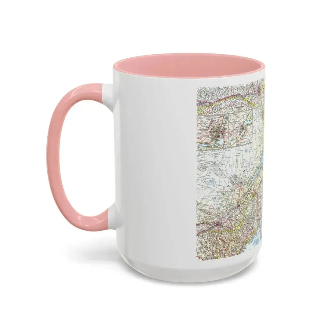 Canada - Eastern (1967) (Map) Accent Coffee Mug - Go Mug Yourself