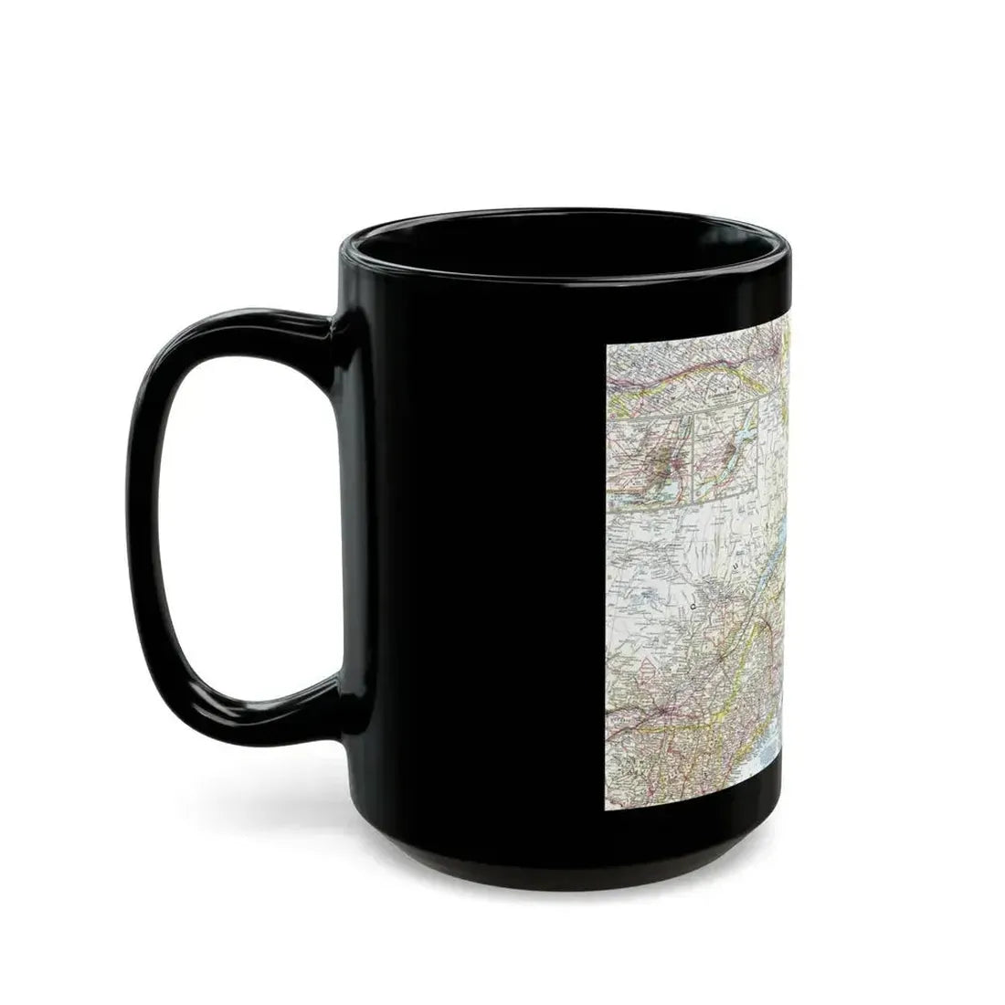 Canada - Eastern (1967) (Map) Black Coffee Mug - Go Mug Yourself
