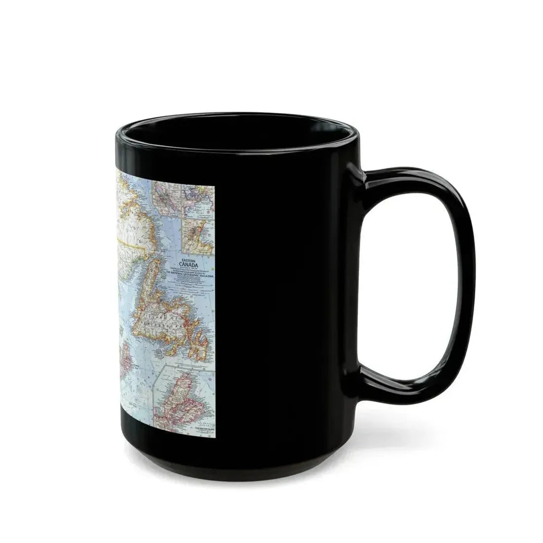 Canada - Eastern (1967) (Map) Black Coffee Mug - Go Mug Yourself