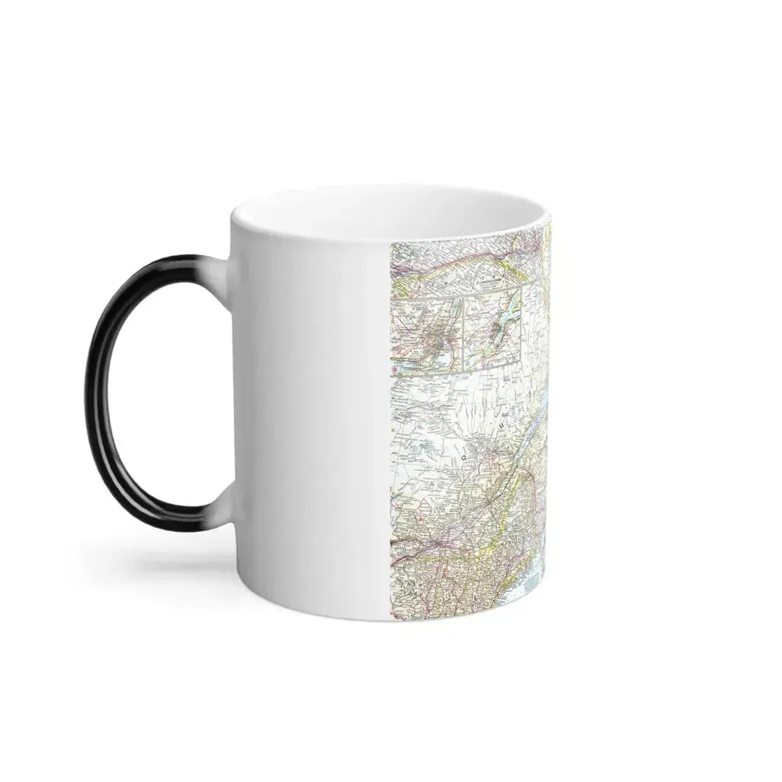 Canada - Eastern (1967) (Map) Color Changing Mug 11oz - Go Mug Yourself