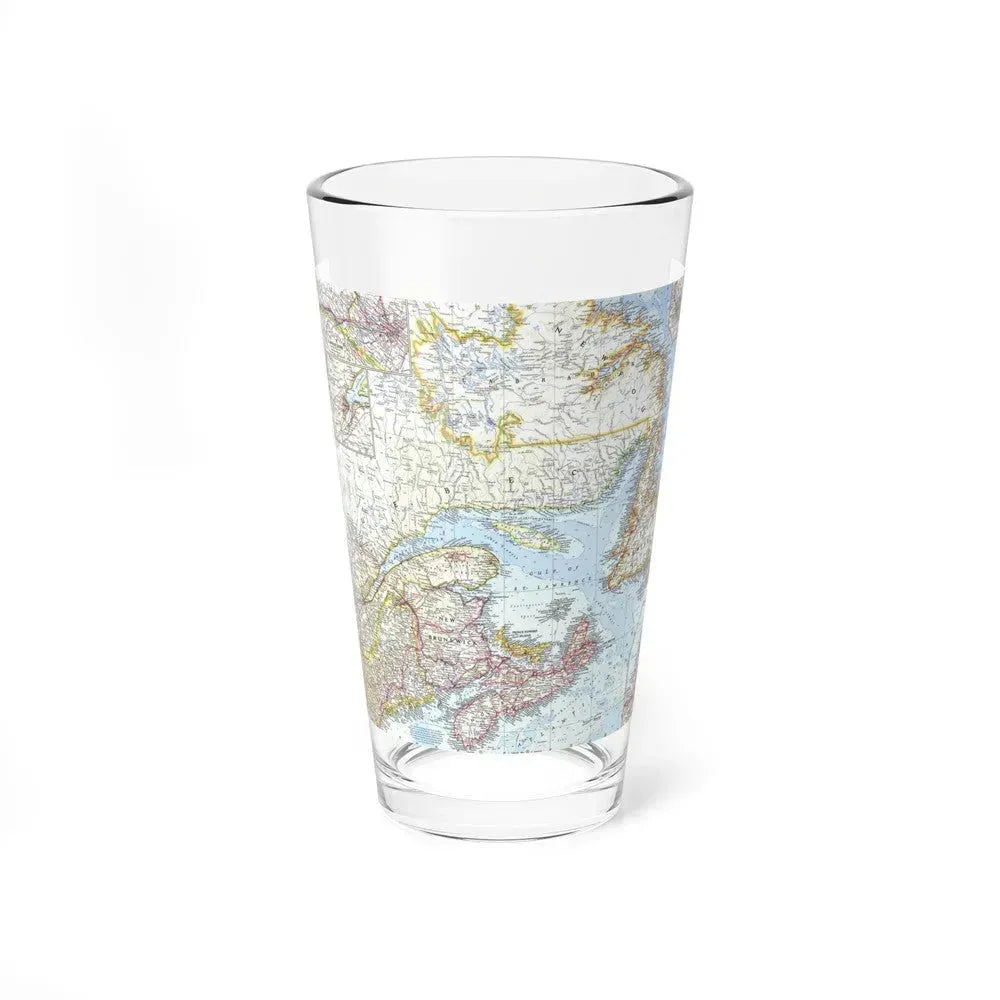 Canada - Eastern (1967) (Map) Pint Glass 16oz 16oz - Go Mug Yourself