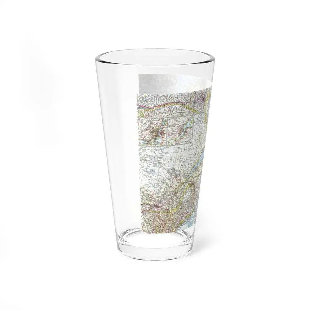 Canada - Eastern (1967) (Map) Pint Glass 16oz - Go Mug Yourself