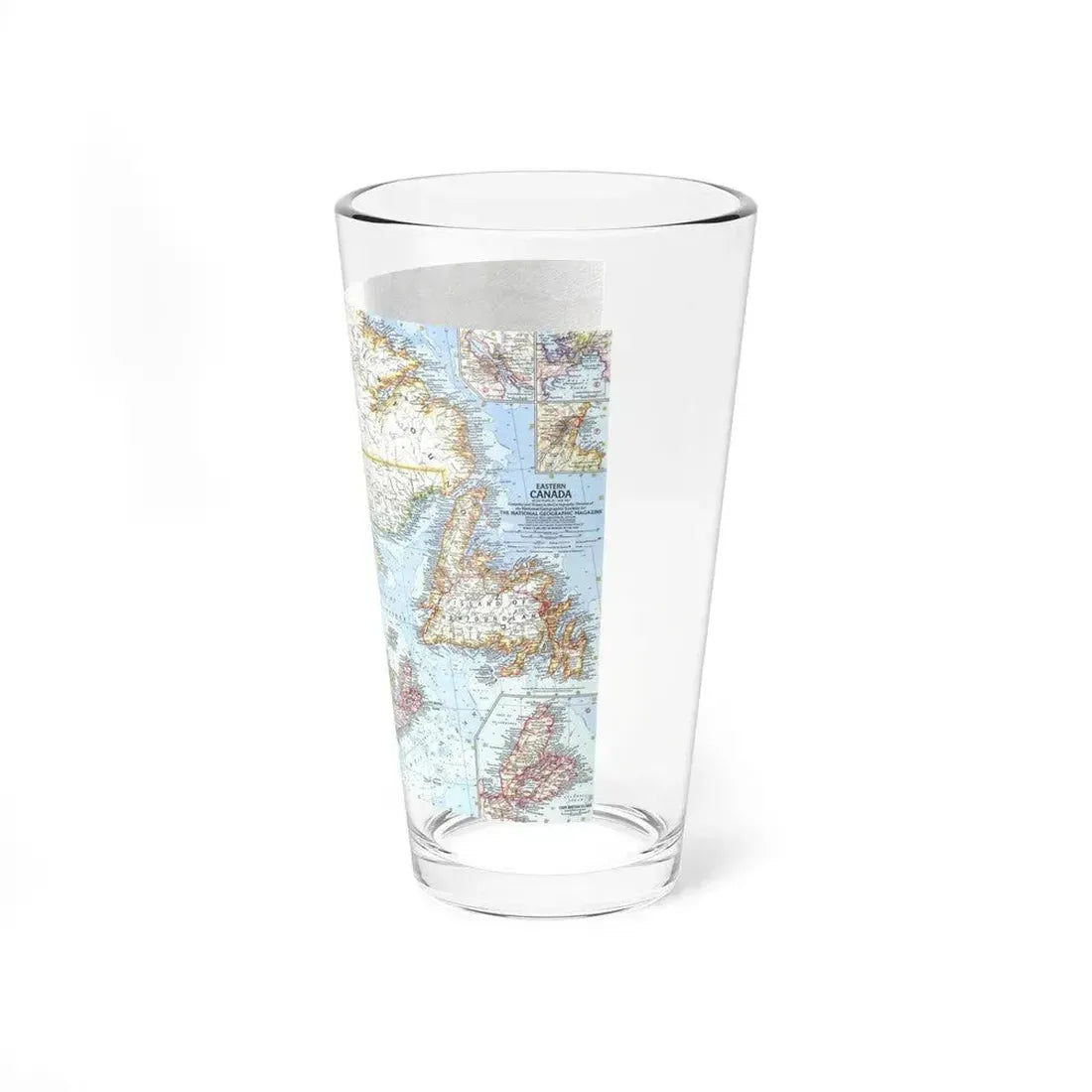 Canada - Eastern (1967) (Map) Pint Glass 16oz - Go Mug Yourself