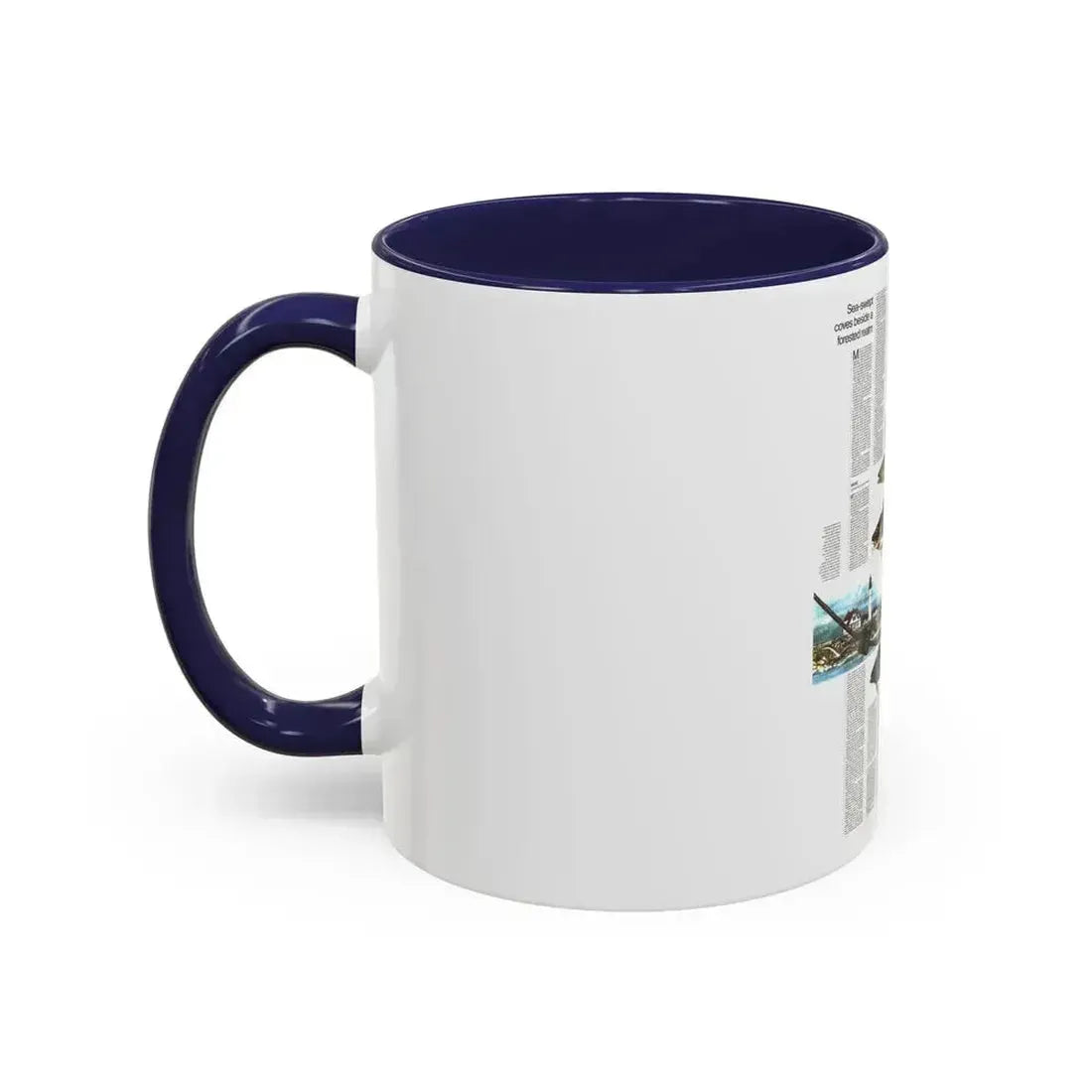 Canada - Maine, with the Maritime Provinces 2 (1975) (Map) Accent Coffee Mug - Go Mug Yourself