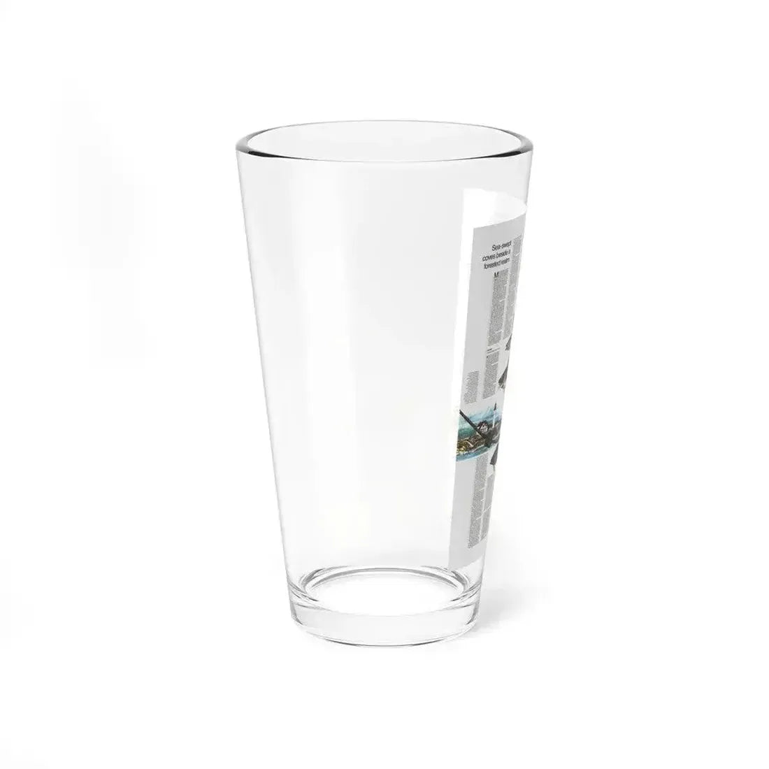 Canada - Maine, with the Maritime Provinces 2 (1975) (Map) Pint Glass 16oz - Go Mug Yourself