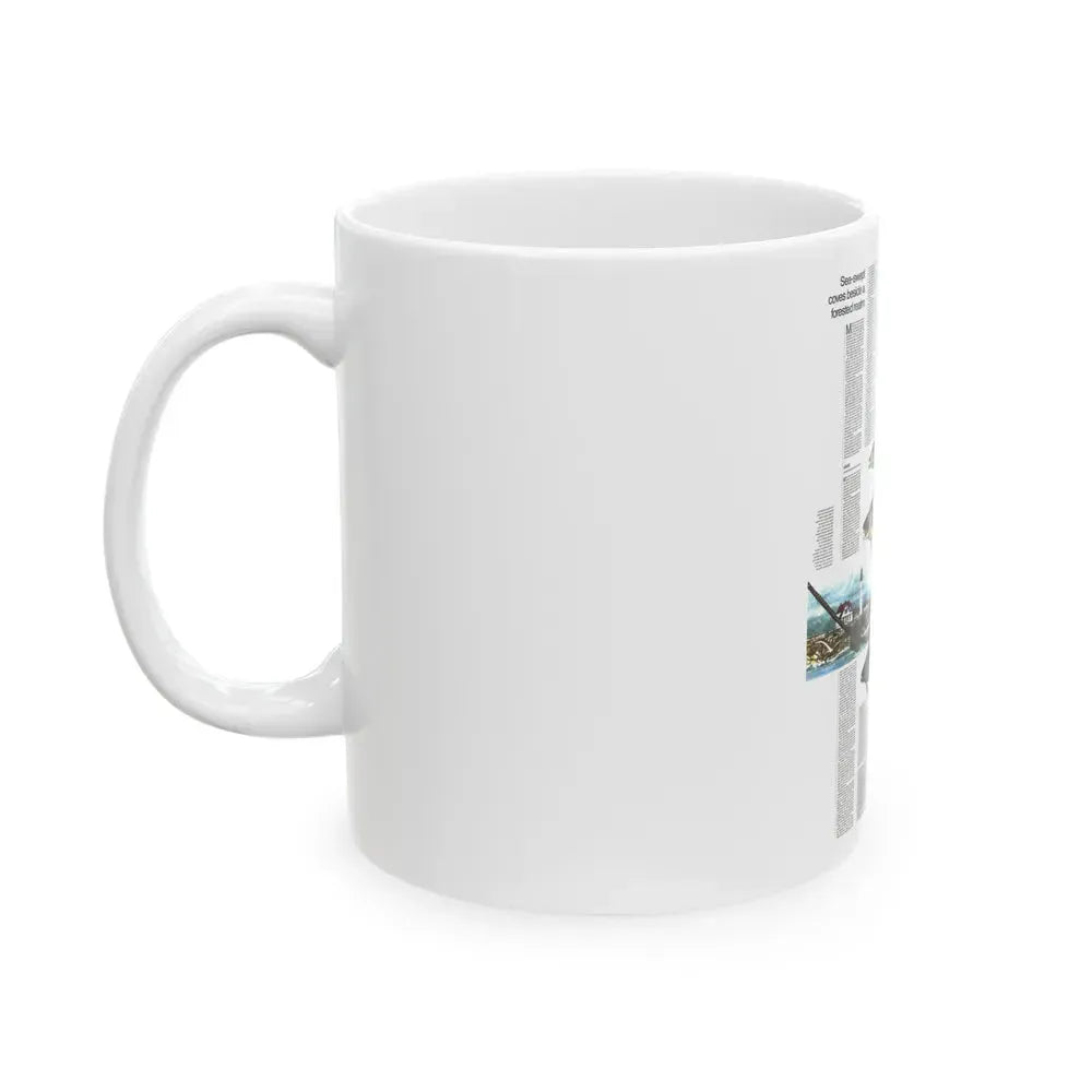 Canada - Maine, with the Maritime Provinces 2 (1975) (Map) White Coffee Mug - Go Mug Yourself