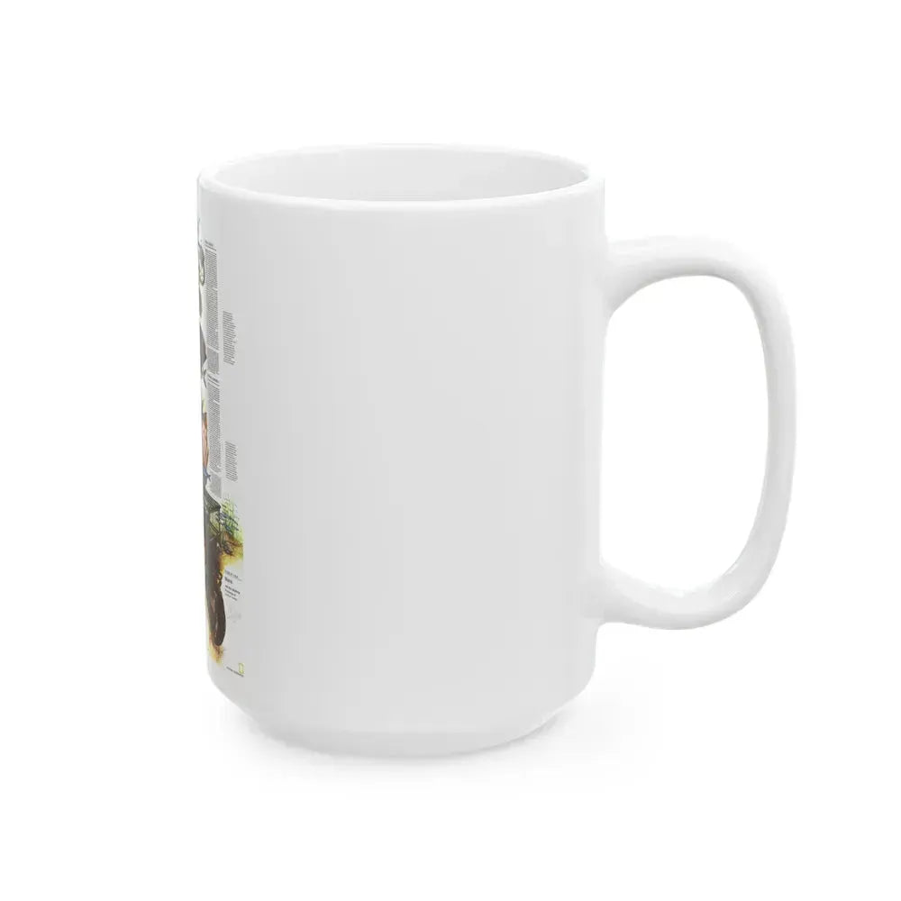 Canada - Maine, with the Maritime Provinces 2 (1975) (Map) White Coffee Mug - Go Mug Yourself