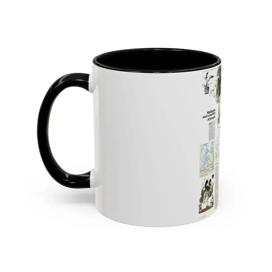 Canada - Medley of People (1979) (Map) Accent Coffee Mug - Go Mug Yourself