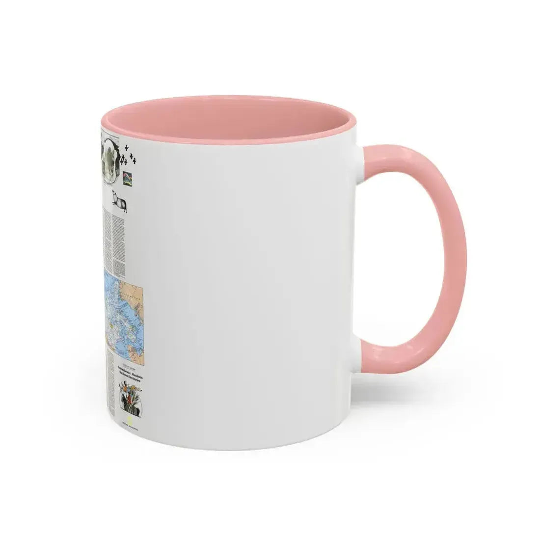 Canada - Medley of People (1979) (Map) Accent Coffee Mug - Go Mug Yourself