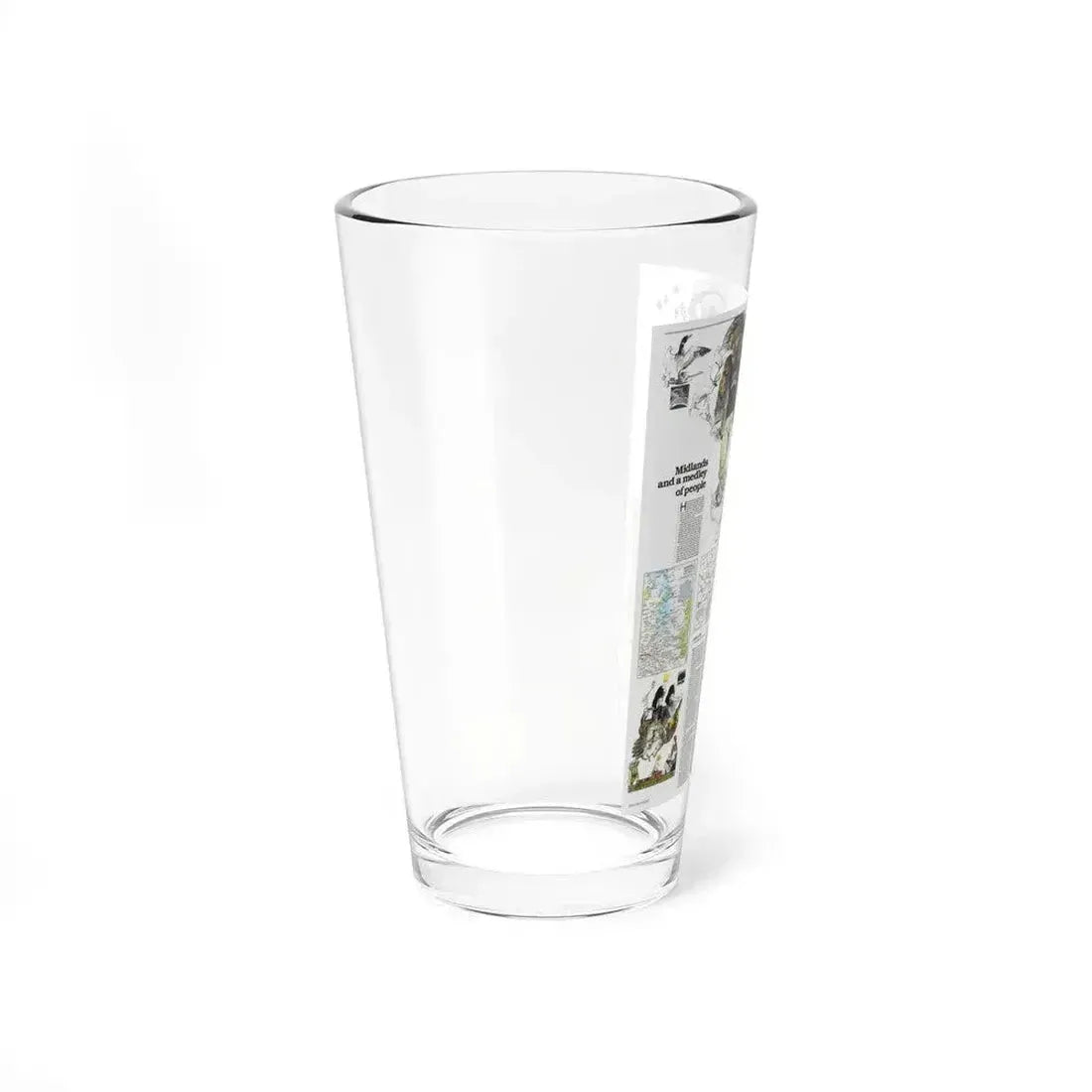 Canada - Medley of People (1979) (Map) Pint Glass 16oz - Go Mug Yourself