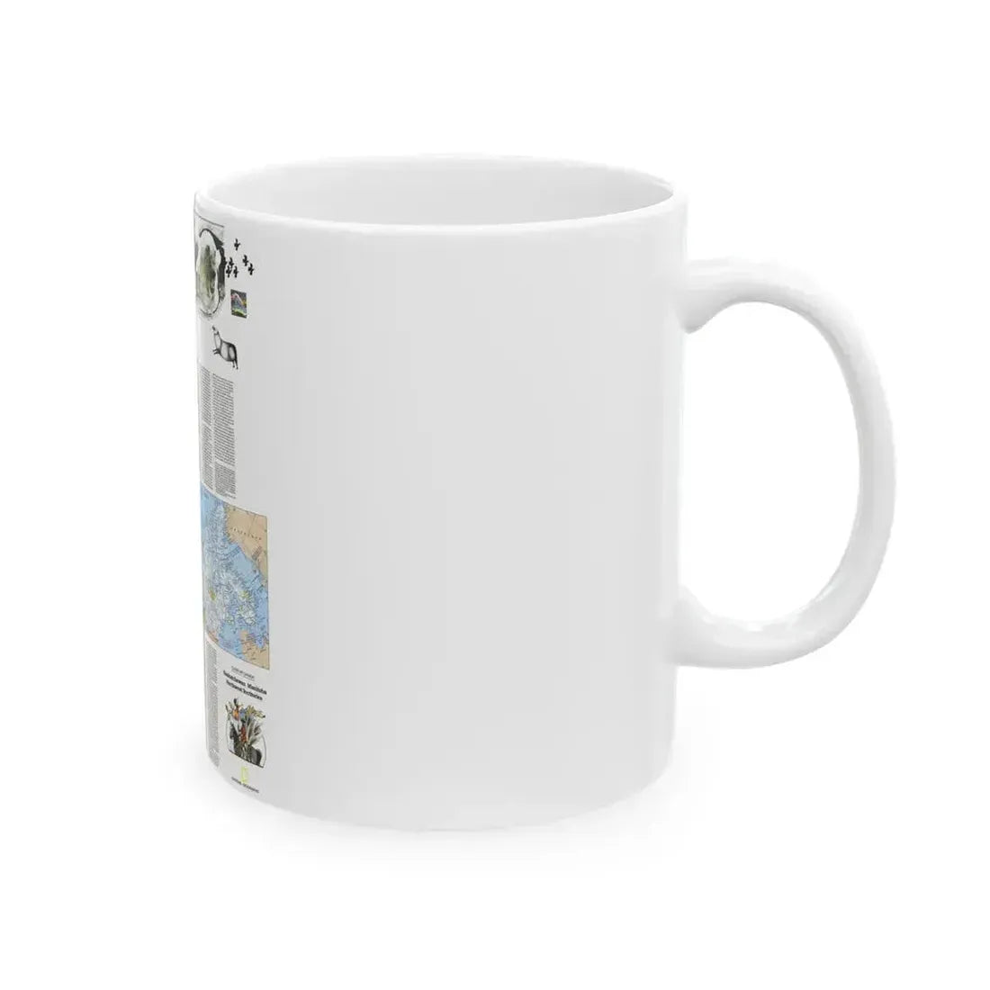 Canada - Medley of People (1979) (Map) White Coffee Mug - Go Mug Yourself