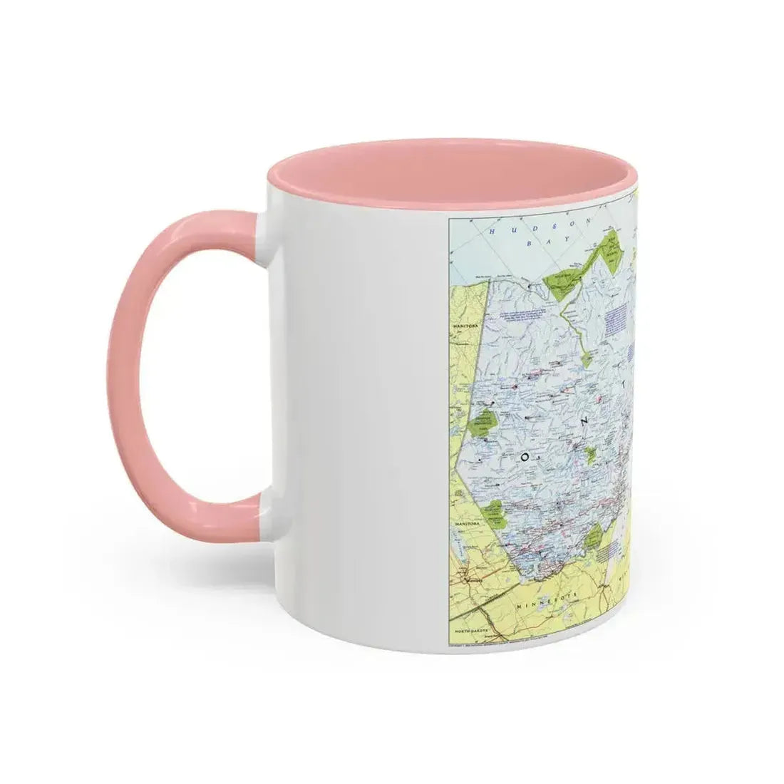 Canada - Ontario 1 (1996 (Map) Accent Coffee Mug - Go Mug Yourself