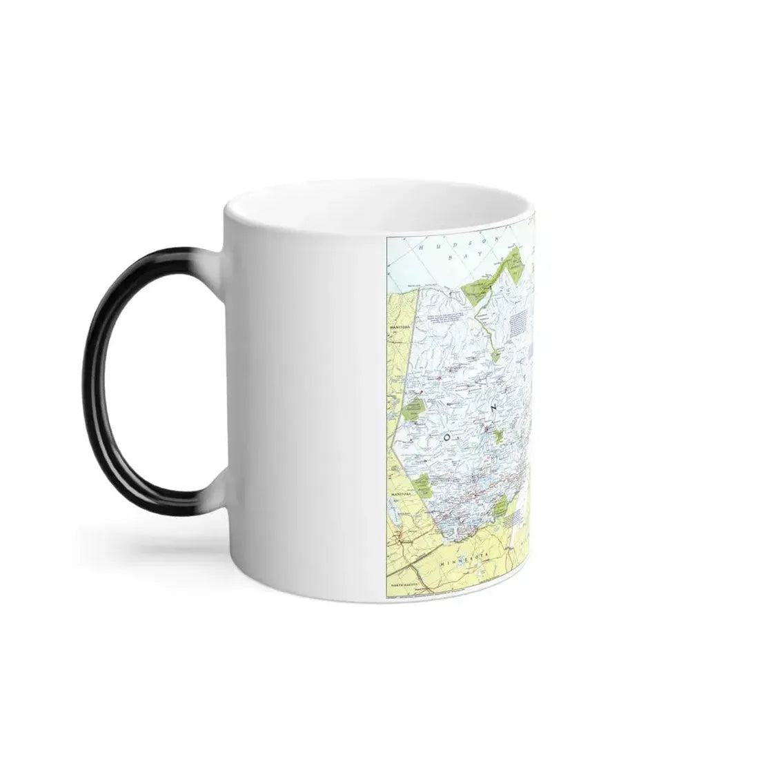 Canada - Ontario 1 (1996 (Map) Color Changing Mug 11oz - Go Mug Yourself