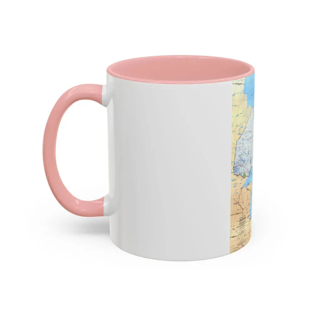 Canada - Ontario (1978) (Map) Accent Coffee Mug - Go Mug Yourself