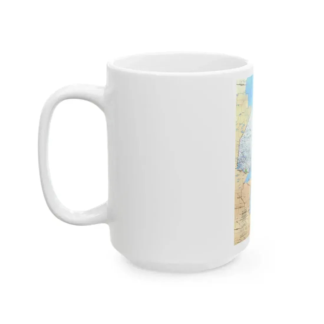 Canada - Ontario (1978) (Map) White Coffee Mug - Go Mug Yourself