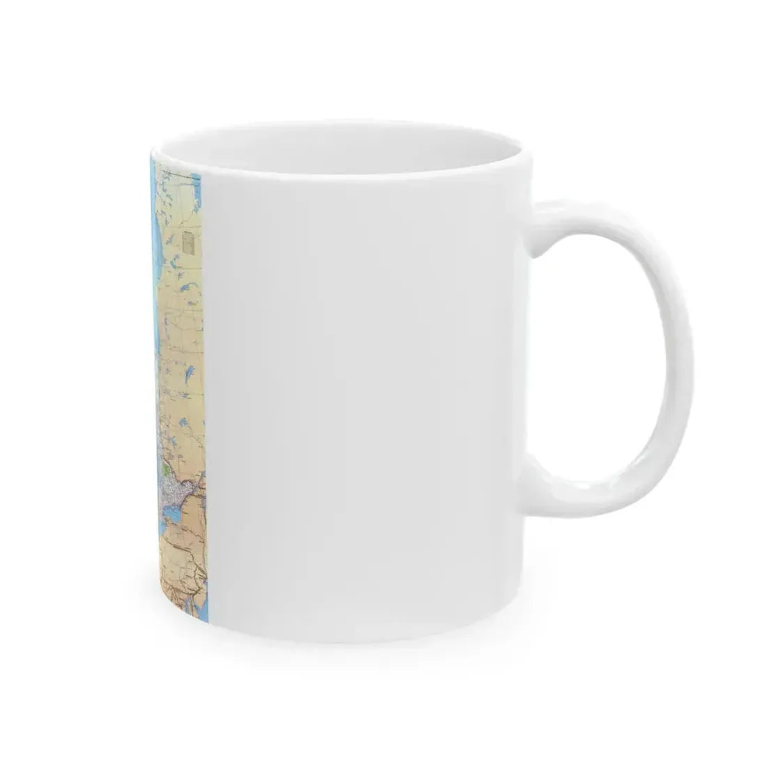 Canada - Ontario (1978) (Map) White Coffee Mug - Go Mug Yourself
