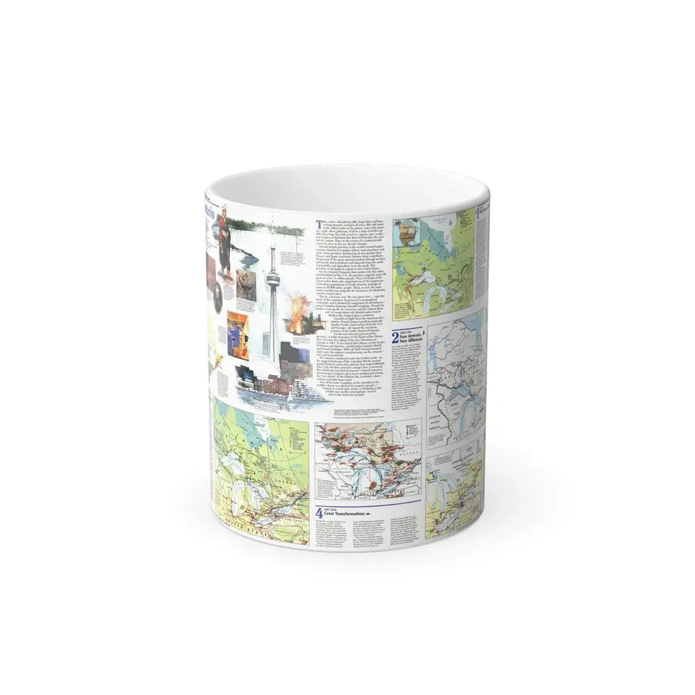 Canada - Ontario 2 (1996) (Map) Color Changing Mug 11oz Default Title 11oz - Go Mug Yourself