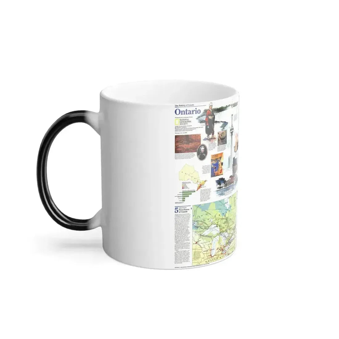 Canada - Ontario 2 (1996) (Map) Color Changing Mug 11oz - Go Mug Yourself