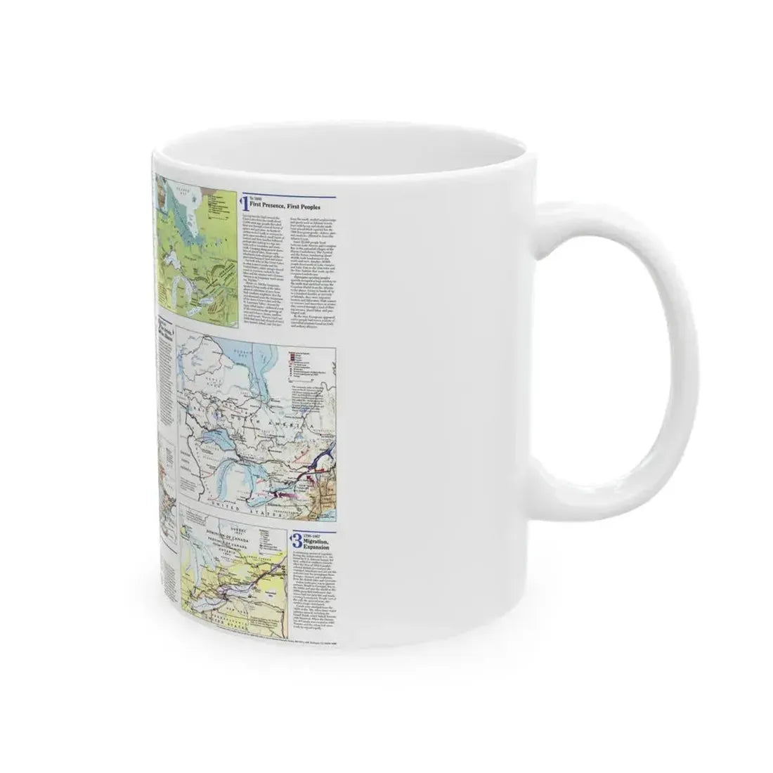 Canada - Ontario 2 (1996) (Map) White Coffee Mug - Go Mug Yourself