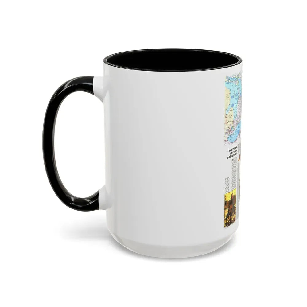 Canada - Ontario, Great Cities (1978) (Map) Accent Coffee Mug - Go Mug Yourself