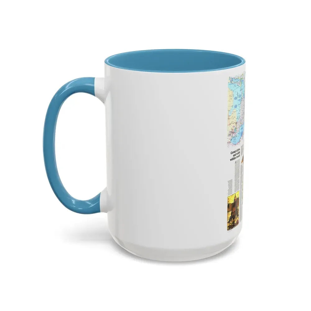 Canada - Ontario, Great Cities (1978) (Map) Accent Coffee Mug - Go Mug Yourself